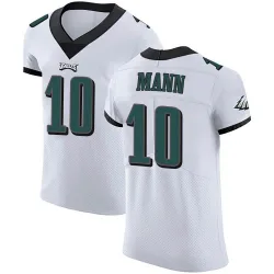 Men's Braden Mann Philadelphia Eagles No.10 Elite Vapor Untouchable Jersey - White