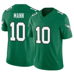 Men's Braden Mann Philadelphia Eagles No.10 Limited Kelly Alternate Vapor F.U.S.E. Jersey - Green