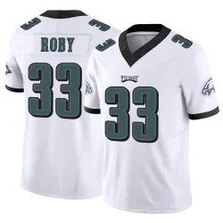 Men's Bradley Roby Philadelphia Eagles No.33 Limited Vapor F.U.S.E. Jersey - White