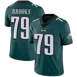 Men's Brandon Brooks Philadelphia Eagles No.79 Limited Midnight Team Color Vapor Untouchable Jersey - Green
