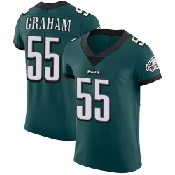 Men's Brandon Graham Philadelphia Eagles No.55 Elite Midnight Team Color Vapor Untouchable Jersey - Green