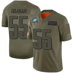 Men's Brandon Graham Philadelphia Eagles No.55 Limited 2019 Salute to Service Jersey - Camo