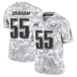 Men's Brandon Graham Philadelphia Eagles No.55 Limited 2024 Salute to Service Jersey - Arctic Camo
