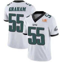 Men's Brandon Graham Philadelphia Eagles No.55 Limited Vapor Untouchable Super Bowl LIX Jersey - White
