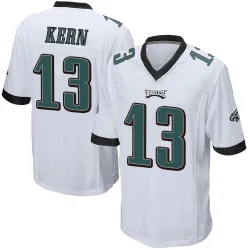 Men's Brett Kern Philadelphia Eagles No.13 Game Jersey - White