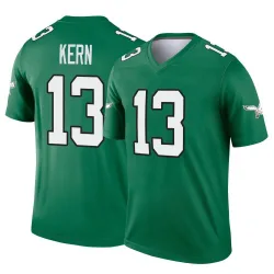 Men's Brett Kern Philadelphia Eagles No.13 Legend Kelly Alternate Jersey - Green