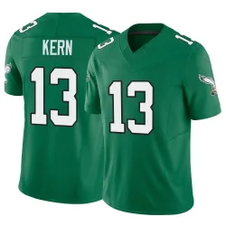 Men's Brett Kern Philadelphia Eagles No.13 Limited Kelly Alternate Vapor F.U.S.E. Jersey - Green