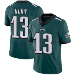 Men's Brett Kern Philadelphia Eagles No.13 Limited Midnight Team Color Vapor Untouchable Jersey - Green