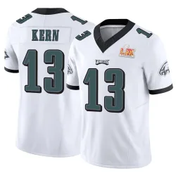 Men's Brett Kern Philadelphia Eagles No.13 Limited Vapor F.U.S.E. Super Bowl LIX Jersey - White