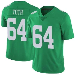 Men's Brett Toth Philadelphia Eagles No.64 Limited Vapor Untouchable Jersey - Green