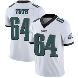 Men's Brett Toth Philadelphia Eagles No.64 Limited Vapor Untouchable Jersey - White
