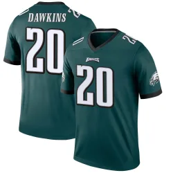 Men's Brian Dawkins Philadelphia Eagles No.20 Legend Jersey - Green