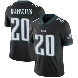 Men's Brian Dawkins Philadelphia Eagles No.20 Limited Alternate Vapor Untouchable Jersey - Black