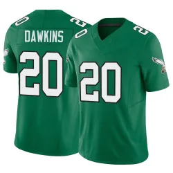 Men's Brian Dawkins Philadelphia Eagles No.20 Limited Kelly Alternate Vapor F.U.S.E. Jersey - Green