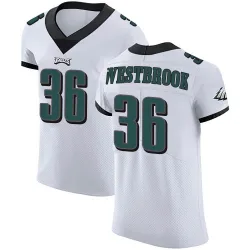 Men's Brian Westbrook Philadelphia Eagles No.36 Elite Vapor Untouchable Jersey - White