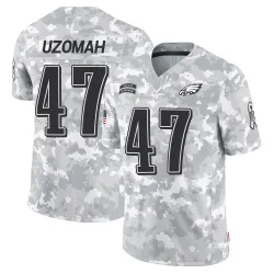 Men's C.J. Uzomah Philadelphia Eagles No.47 Limited 2024 Salute to Service Jersey - Arctic Camo