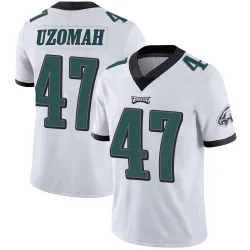 Men's C.J. Uzomah Philadelphia Eagles No.47 Limited Vapor Untouchable Jersey - White