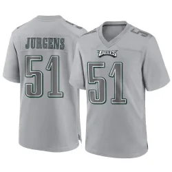 Men's Cam Jurgens Philadelphia Eagles No.51 Game Atmosphere Fashion Jersey - Gray