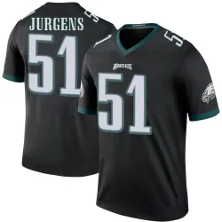 Men's Cam Jurgens Philadelphia Eagles No.51 Legend Color Rush Jersey - Black