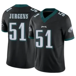 Men's Cam Jurgens Philadelphia Eagles No.51 Limited Vapor F.U.S.E. Jersey - Black