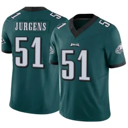 Men's Cam Jurgens Philadelphia Eagles No.51 Limited Vapor F.U.S.E. Jersey - Green