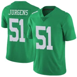 Men's Cam Jurgens Philadelphia Eagles No.51 Limited Vapor Untouchable Jersey - Green