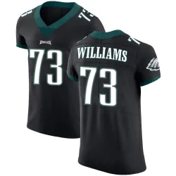 Men's Cameron Williams Philadelphia Eagles No.73 Elite Alternate Vapor Untouchable Jersey - Black