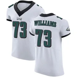 Men's Cameron Williams Philadelphia Eagles No.73 Elite Vapor Untouchable Jersey - White