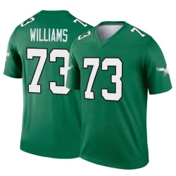 Men's Cameron Williams Philadelphia Eagles No.73 Legend Kelly Alternate Jersey - Green