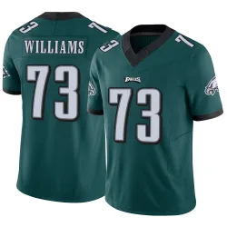 Men's Cameron Williams Philadelphia Eagles No.73 Limited Vapor F.U.S.E. Jersey - Green