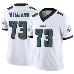 Men's Cameron Williams Philadelphia Eagles No.73 Limited Vapor F.U.S.E. Jersey - White