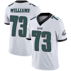 Men's Cameron Williams Philadelphia Eagles No.73 Limited Vapor Untouchable Jersey - White