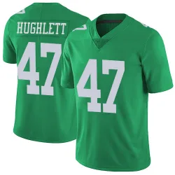 Men's Charley Hughlett Philadelphia Eagles No.47 Limited Vapor Untouchable Jersey - Green