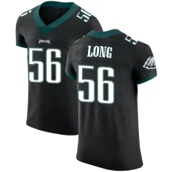 Men's Chris Long Philadelphia Eagles No.56 Elite Alternate Vapor Untouchable Jersey - Black