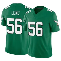 Men's Chris Long Philadelphia Eagles No.56 Limited Kelly Alternate Vapor F.U.S.E. Jersey - Green
