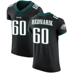 Men's Chuck Bednarik Philadelphia Eagles No.60 Elite Alternate Vapor Untouchable Jersey - Black