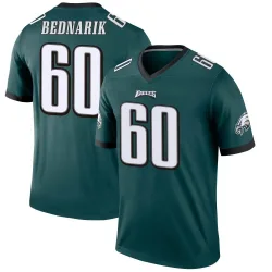 Men's Chuck Bednarik Philadelphia Eagles No.60 Legend Jersey - Green