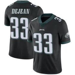 Men's Cooper DeJean Philadelphia Eagles No.33 Limited Alternate Vapor Untouchable Jersey - Black