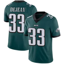 Men's Cooper DeJean Philadelphia Eagles No.33 Limited Midnight Team Color Vapor Untouchable Jersey - Green