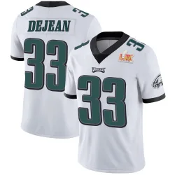 Men's Cooper DeJean Philadelphia Eagles No.33 Limited Vapor Untouchable Super Bowl LIX Jersey - White