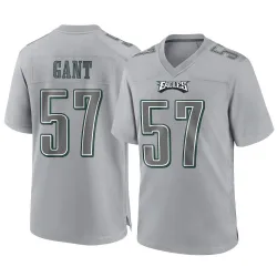 Men's Dallas Gant Philadelphia Eagles No.57 Game Atmosphere Fashion Jersey - Gray