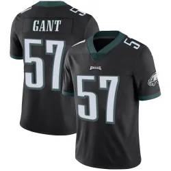 Men's Dallas Gant Philadelphia Eagles No.57 Limited Alternate Vapor Untouchable Jersey - Black