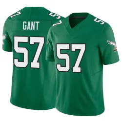 Men's Dallas Gant Philadelphia Eagles No.57 Limited Kelly Alternate Vapor F.U.S.E. Jersey - Green