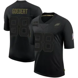 Men's Dallas Goedert Philadelphia Eagles No.88 Limited 2020 Salute To Service Jersey - Black
