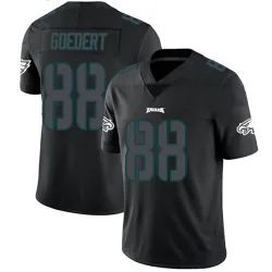 Men's Dallas Goedert Philadelphia Eagles No.88 Limited Jersey - Black Impact