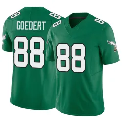 Men's Dallas Goedert Philadelphia Eagles No.88 Limited Kelly Alternate Vapor F.U.S.E. Jersey - Green