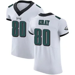 Men's Danny Gray Philadelphia Eagles No.80 Elite Vapor Untouchable Jersey - White