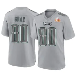 Men's Danny Gray Philadelphia Eagles No.80 Game Atmosphere Fashion Super Bowl LIX Jersey - Gray