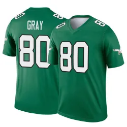 Men's Danny Gray Philadelphia Eagles No.80 Legend Kelly Alternate Jersey - Green