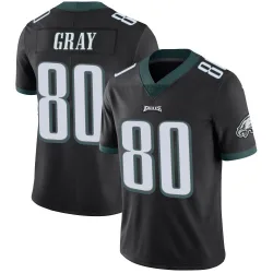 Men's Danny Gray Philadelphia Eagles No.80 Limited Alternate Vapor Untouchable Jersey - Black